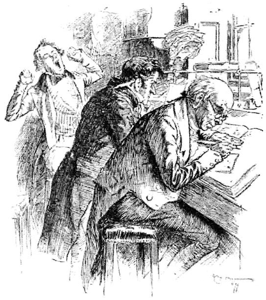 Image 19C clerk writing - Superannuated Man by Charles Lamb