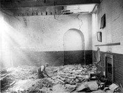 poplar school after the air raid 13 june 1917